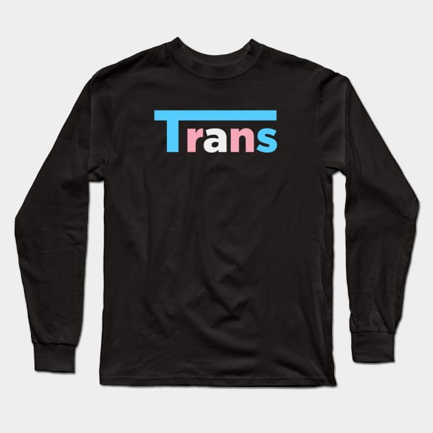 Trans Transgender Long Sleeve T-Shirt by Pridish